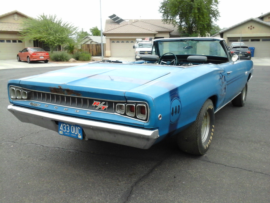 GARAGE FIND: 1968 Dodge Coronet R/T 440 HP Convertible w/ FACTORY A/C 1 of 1