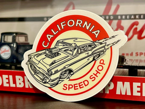 California Speed Shop Sticker